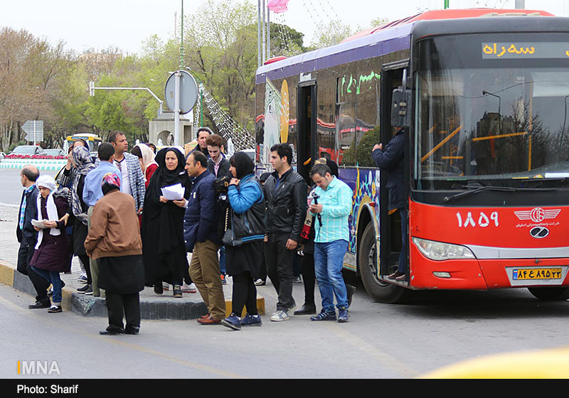 سرویس دهی ناوگان اتوبوسرانی به ۳۰ تا ۷۰ هزار شهروند در ایام نوروز