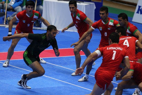 کبدی کاران جوان ایران قهرمان جهان شدند