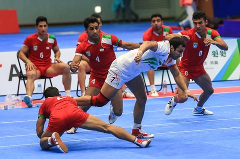 دومین پیروزی کبدی‌بازان ایرانی در مسابقات قهرمانی آسیا