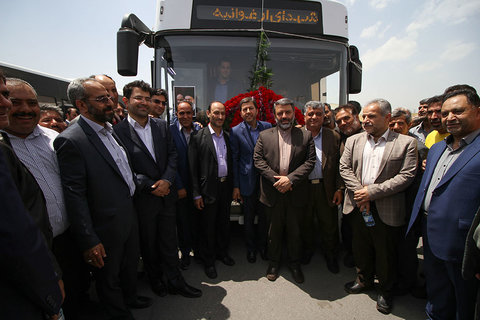 بهره برداری از سامانه اتوبوس تندروی اصفهان 