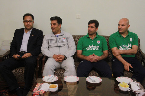 دیدار اعضای تیم ملی فوتسال زیر ۲۰ ساله ها با شهردار اصفهان