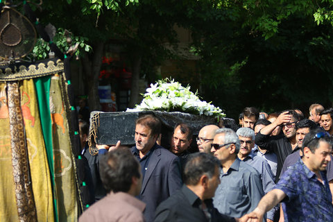  مراسم تشییع پیکر مرحوم مصطفی سلطانی پدر کاراته اصفهان