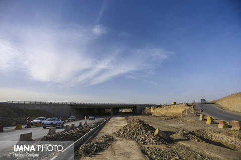 "Ashkavand" non-level intersection reaching final stages of construction