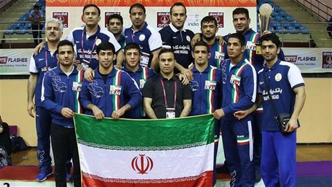 Iranian freestyle wrestlers rank first in Senior Asian Championships