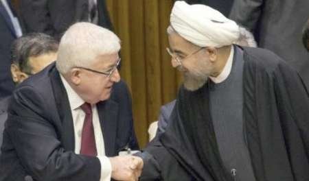 Iraqi president congratulates Rouhani on re-election
