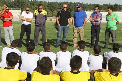 سفر رییس بخش آموزش آکادمی باشگاه رئال مادرید به اصفهان + تصاویر