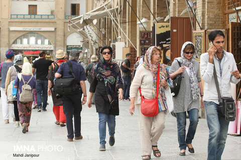 Over 123000 foreign tourists visit Isfahan/ beating a record