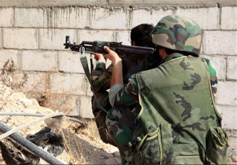 پیشروی ارتش سوریه در شمال شرق جوبر و غوطه شرقی دمشق
