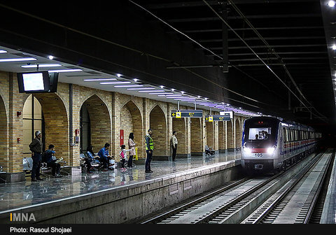 97 % progress at “Azadi Square” metro station 