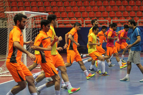 تمرین و آماده سازی تیم فوتسال گیتی برای مسابقات جام باشگاه های آسیا 