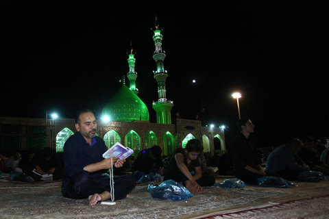 مراسم احیاء شب ۱۹ ماه مبارک رمضان - امام زاده سید محمد خمینی شهر 