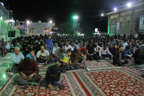 مراسم احیاء شب ۱۹ ماه مبارک رمضان-امام زاده اسحاق خوراسگان