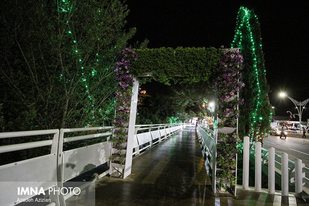 Inauguration of Felezi Bridge widening, Isfahan