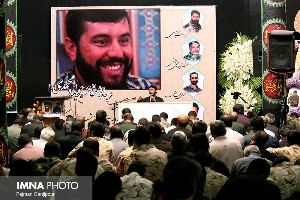 مراسم بزرگداشت شهید مدافع حرم جواد محمدی