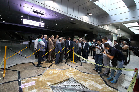 راه اندازی آزمایشی فاز  سوم خط یک مترو با حضور استاندار، شهردار و اعضای شورای شهر اصفهان