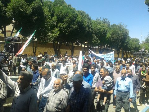 خدمت‌رسانی اورژانس تهران در راهپیمایی روز قدس و نماز جمعه آخر ماه رمضان