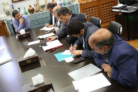 نشست شورای سازمان میادین میوه و تره بار و ساماندهی مشاغل شهری شهرداری اصفهان