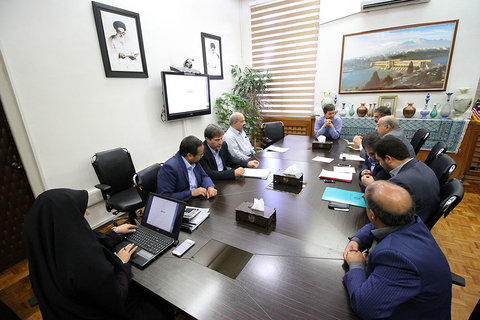 نشست شورای سازمان میادین میوه و تره بار و ساماندهی مشاغل شهری شهرداری اصفهان