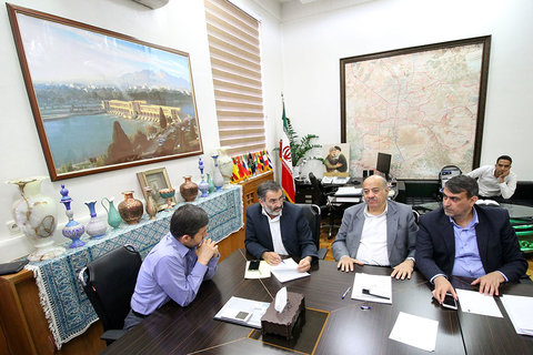 نشست شورای سازمان میادین میوه و تره بار و ساماندهی مشاغل شهری شهرداری اصفهان
