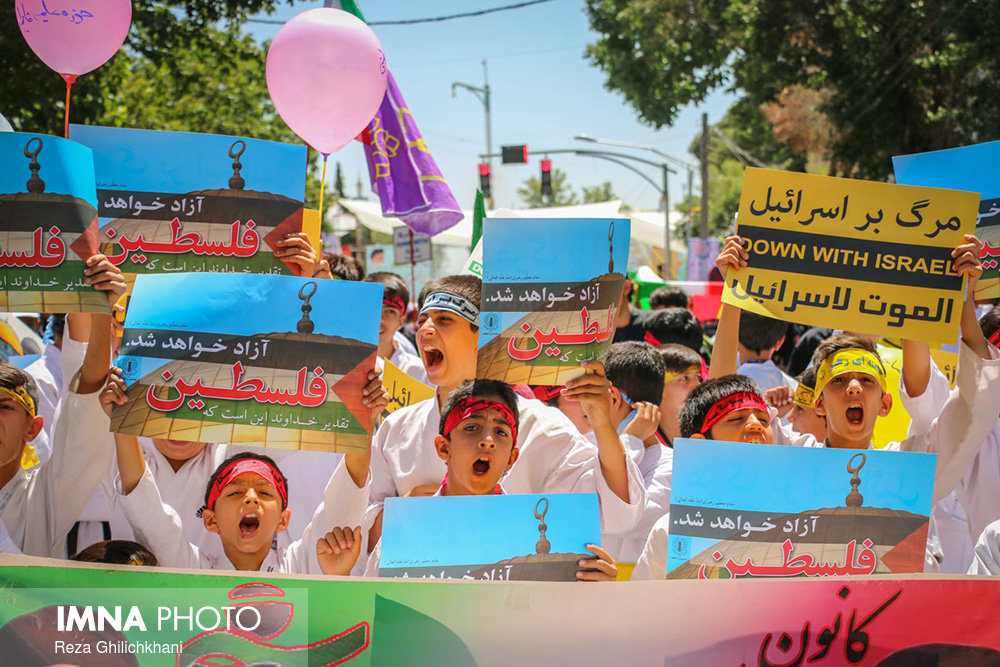 راهپیمایی روز قدس در نجف آباد‎