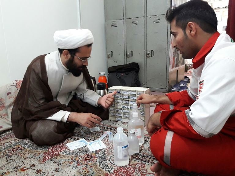 اعزام روحانیون امدادگر به پایگاه های امداد و نجات بین شهری استان اصفهان