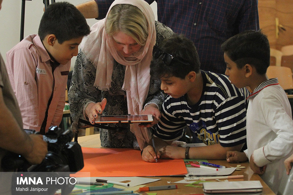 Stop motion workshop for kids at central library/ Isfahan