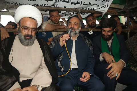 وداع و تشییع با شکوه شهید مدافع حرم جواد محمدی 