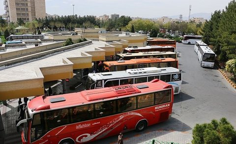 جابه جایی بیش از ۳۹۵ هزار مسافر از پایانه‌های مسافربری اصفهان