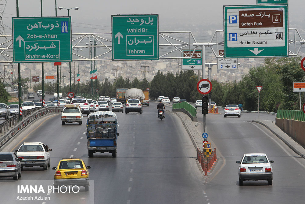 استمرار آلودگی هوا در مناطق مرکزی و صنعتی اصفهان
