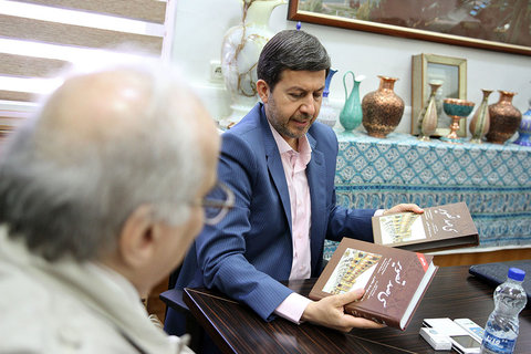 دیدار خسرو معتضد با شهردار اصفهان