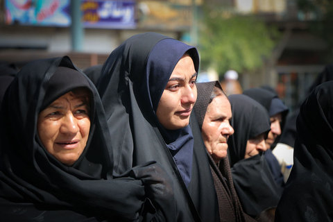 تشییع کاروان شهدای دفاع مقدس در نجف آباد