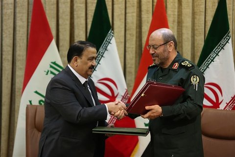 امضای یادداشت تفاهم همکاری‌های دفاعی - نظامی میان ایران و عراق