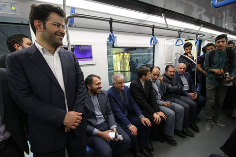  تست ارتعاشات فاز ۳ خط یک مترو اصفهان