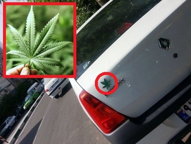 برخورد پلیس با نمادهای موادمخدر روی البسه و خودروها+تصاویر