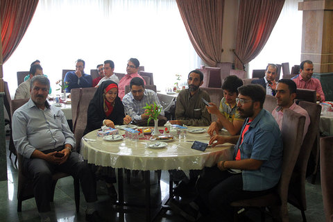 نشست صمیمی خبرنگاران روزنامه اصفهان زیبا و خبرگزاری ایمنا به مناسبت روز خبرنگار 