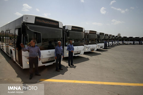 ۸۰ اتوبوس تازه نفس در راه اصفهان