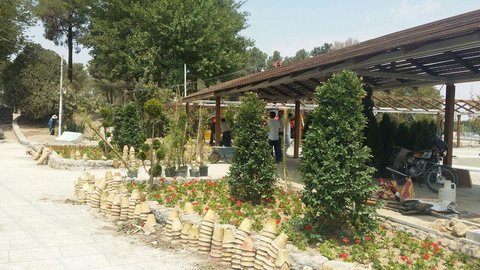 احداث باغ گل ُرز در پردیس هنر آبشار یکماه آینده تکمیل می شود