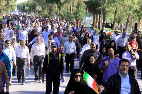 همایش بزرگ پیاده‌روی گرامیداشت شهید حججی