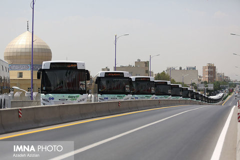 Isfahan bus fleet/ BRT lines