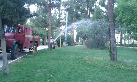 راهکارهای شهرداری اصفهان برای آبیاری فضای سبز