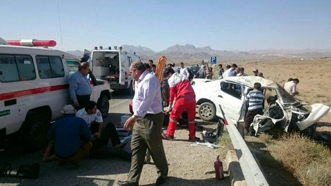 ۴۶۹ نفر در تصادفات جاده‌ای نوروز جان باختند/ فارس و کرمان رتبه نخست فوتی‌های جاده‌ای