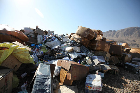 امحا بیش از ۱۴۰ تن کالای قاچاق کشف‌ شده در استان اصفهان