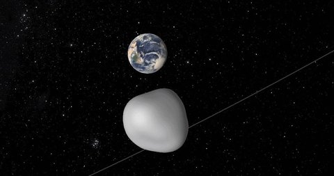 سیارکی عظیم با دو قمر که از کنار زمین عبور کرد
