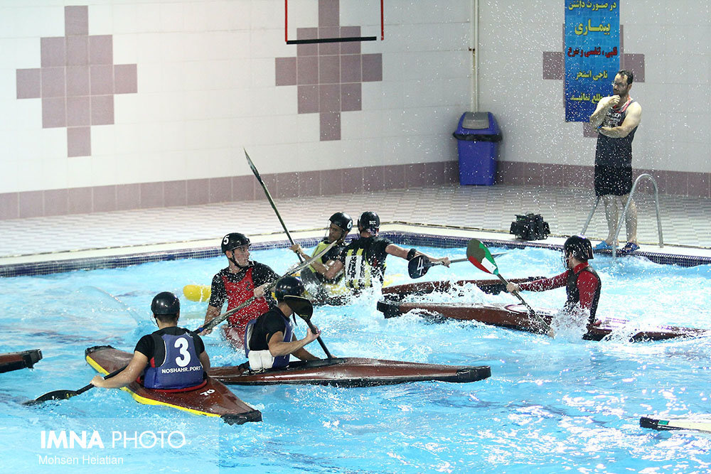 Junior Canoe Polo Team holds training camp in Isfahan