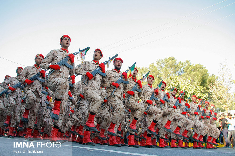 Armed Forces stage military parades in Najafabad, Isfahan