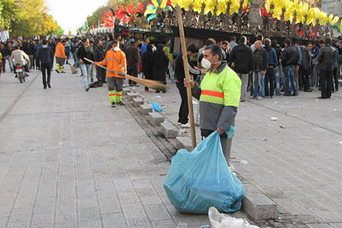 اجرای طرح "خادمیار پاکبان" در ایام محرم در کلیشادوسودرجان
