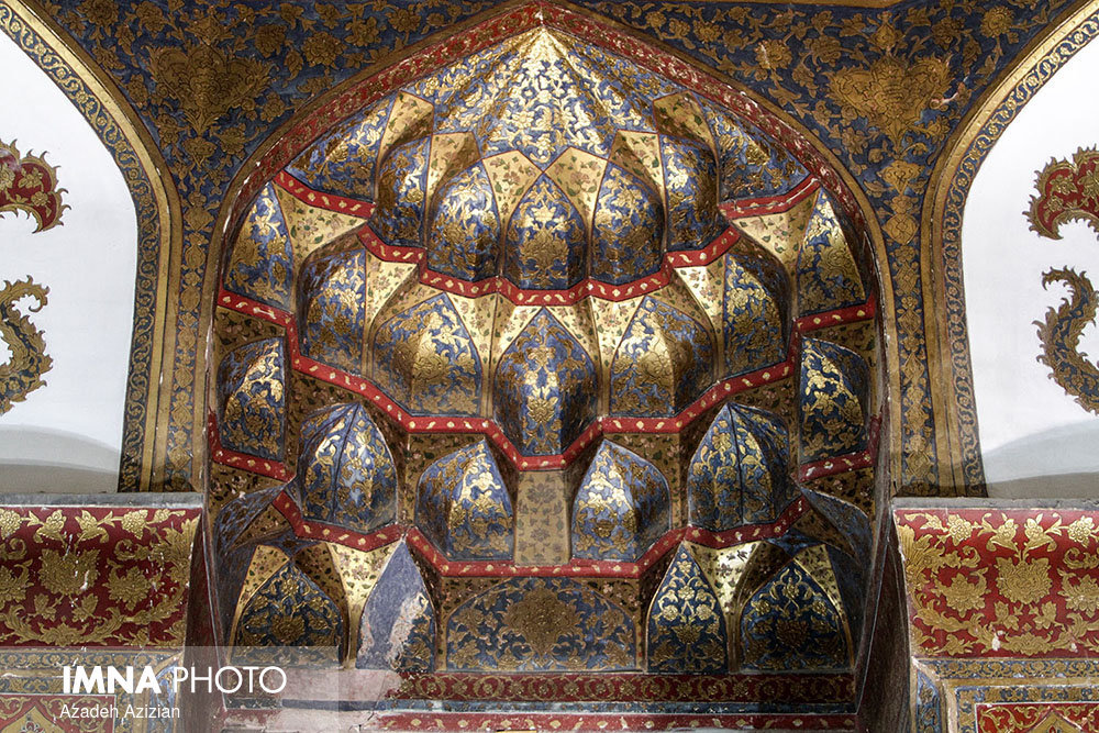 Elegant architecture of Imamzadeh Ismael/ Isfahan