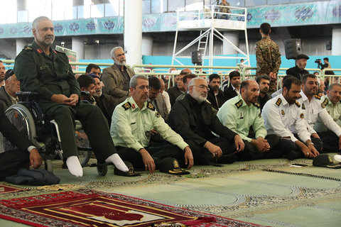 نماز عبادی سیاسی جمعه اصفهان در مصلای بزرگ امام خمینی (ره)