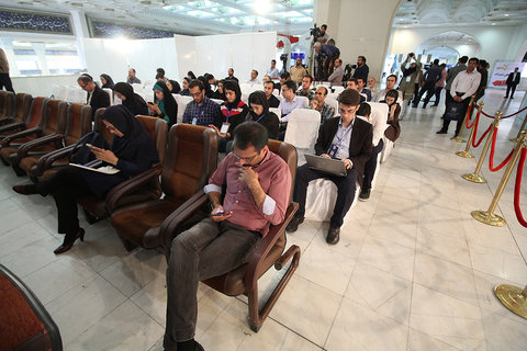 نشست خبری سخنگوی سازمان انرژی اتمی در نمایشگاه مطبوعات