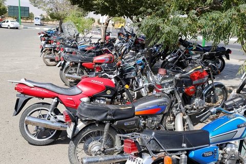 موتورسیکلت‌های مسروقه در مبارکه کشف شدند